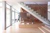 Modern home with Staircase, Wood Tread, and Metal Railing. Stair Photo 9 of The Edge House