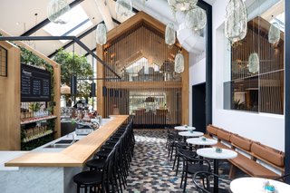 Boutique Coffee Roaster Coperaco's First Cafe Holds a Modern Tree House - Photo 1 of 6 -