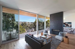 8 Things to Consider When Choosing Retractable Glass Walls - Photo 6 of 15 - An outdoor overhang provides additional protection from the elements.