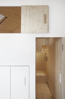 Stoke Your Imagination With This Playhouse-Like Suite in Berlin - Photo 3 of 7 - This playhouse-like area is extremely customizable. Guests can personalize their stay by selecting which of the compartments they choose to use, leave open, or close.