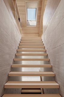 A Minimalist Home Is Built Into Steep Terrain in an Austrian Valley - Photo 8 of 13 - Heating is primarily powered by geothermal energy.
