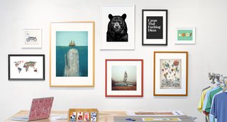 Tens of thousands of artists are represented on Society6, a site that offers original art for a variety of products from prints to t-shirts.