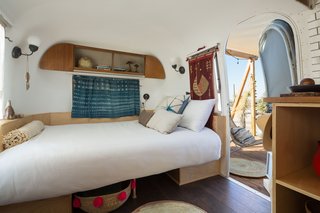 All the Airstreams are shoe-free zones.