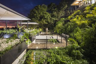 Locally sourced materials are used throughout the project.