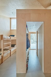 Each bedroom has two access doors, which close completely flush for a clean appearance.