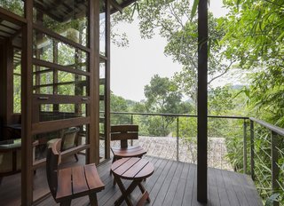 Each cabin opens out to a generously sized deck.