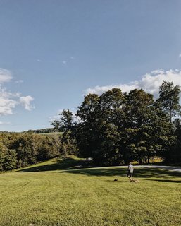 Natasha and Brett named their property the Sugarhouse Homestead after a rock foundation from an old sugarhouse found in their woods.