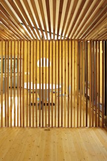 The interior walls are sealed in Rubio Monocoat oil finishes.
