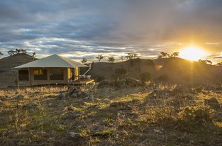 The couple plan to add four more Eco Structure tents to the retreat in the near future.