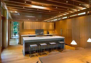 The cabinetry hardware was designed by Cutler Anderson Architects and can be found through Reveal Designs / Sun Valley Bronze.