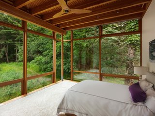 The indoor-outdoor connection can also be enjoyed in the bedrooms.