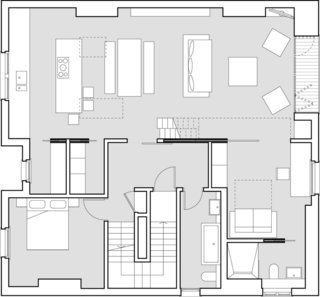 Here is the lower-level floor plan.