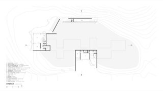 A look at Casa Terra's lower-level floor plan.