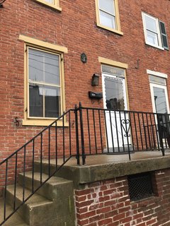 Here is a look at the 1,100-square-foot brick home before the renovation.