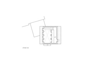 A floor plan of the second floor.
