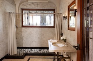 A look inside one of the other bathrooms.