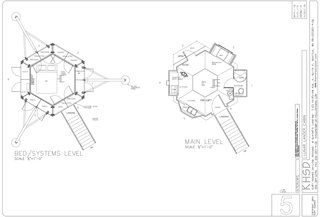 A look at the floor plans of the Lunar Lander.