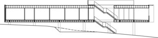 An elevation view of the Mount Macedon House.