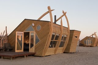 "The siding was installed by using a revolutionary new 'Lignoloc' nailing system from Beck, whereby timber nails are driven into the wood to fix it to the support frames," explains Maritz. "This is the first time it has been used under such conditions, and will be watched with interest for it performance. "