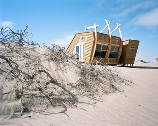 The temporary lodge was born from a joint venture between Piet du Plooy, the late owner of Namibia-based travel agency Trip Travel, Journeys Namibia, and Natural Selections.