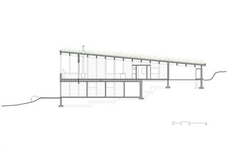 A section view of the home.