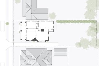 A look at the former floor plan on the ground level.