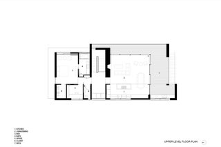 The Teton Valley Residence upper-level floor plan.