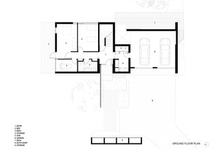 The Teton Valley Residence ground floor plan.