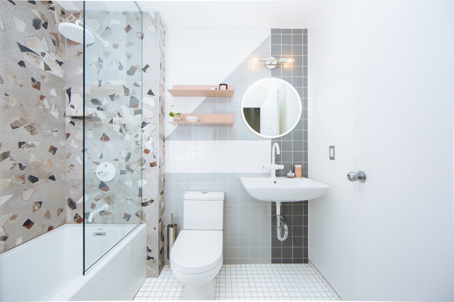 Budget Breakdown: A Humdrum Bathroom Gets a Retro-Chic Facelift For $17K