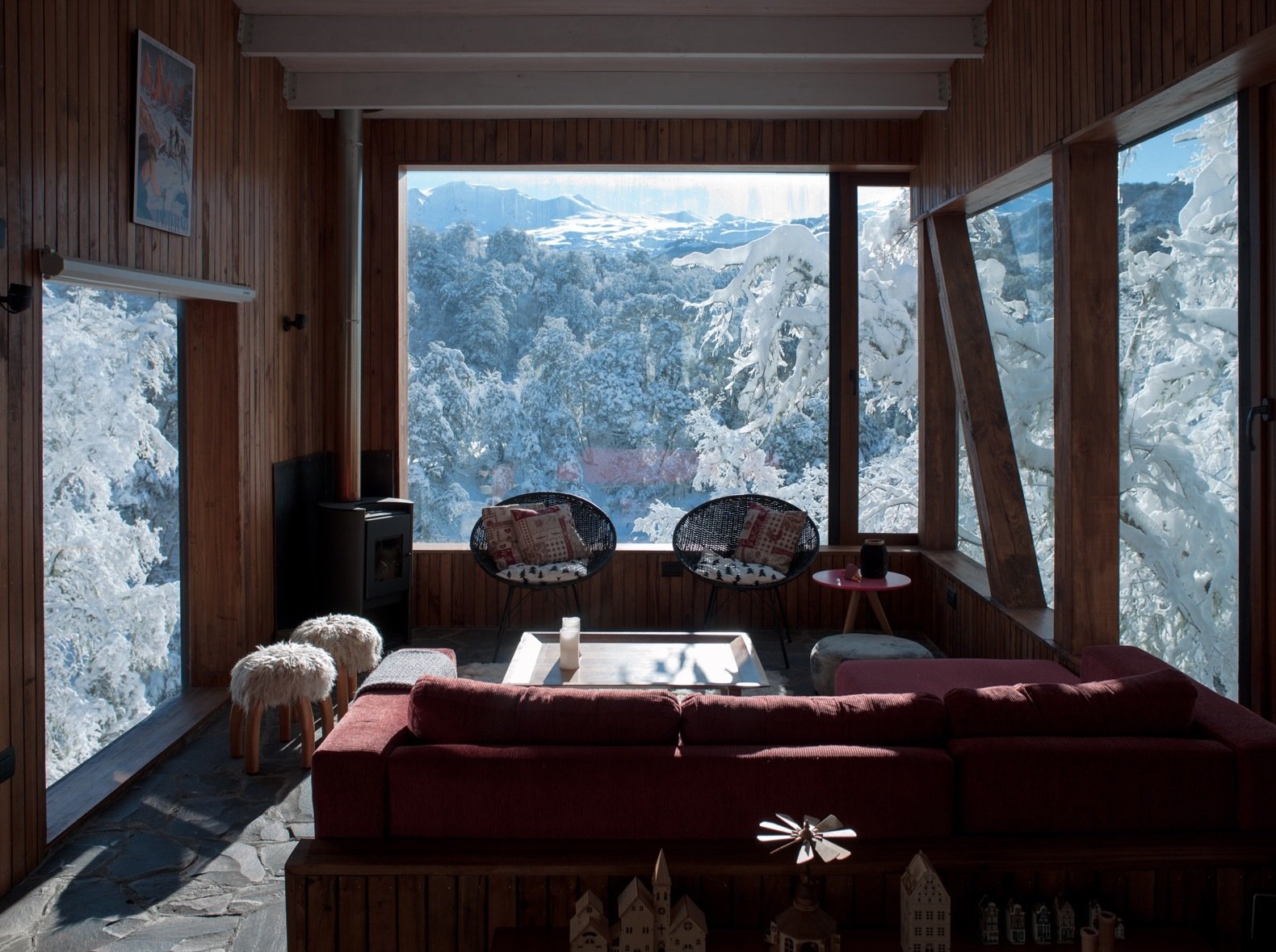 Wake Up to Mountain Vistas in This Chic Chalet in Chile