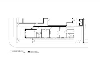 The Shadow House existing floor plan
