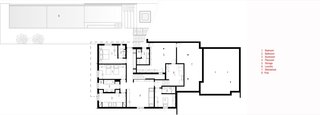 Peconic House lower floor plan.