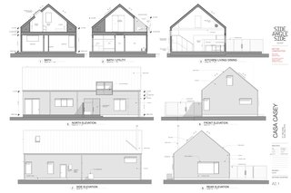 Casa Casey sections and elevations.