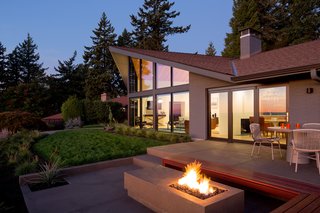 In Portland's leafy Mt. Tabor neighborhood, this renovation project involved modern upgrades to a midcentury-modern home.