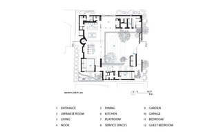 Lath House ground floor plan