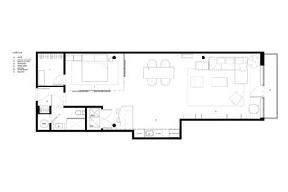 West Loop Loft floor plan