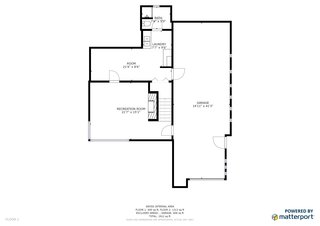 First story floor plan.