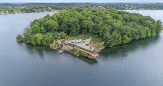 A labor of love, the Massaro House is perched on the island’s rocky tip, just as Wright originally intended.