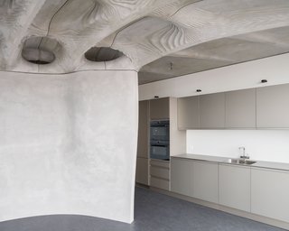 Guests at DFAB House will share a living room, dining area, and kitchen on the ground floor.