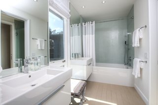 The home includes four full baths. 