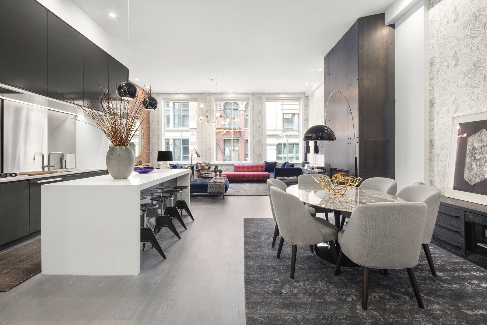 Photo 3 of 6 in Modern TriBeCa Loft Comes to Market by De Luxe Living ...