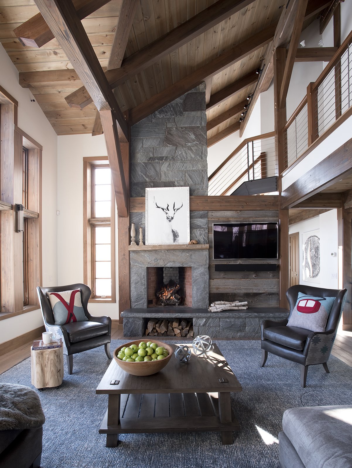 Photo 6 of 8 in Modern Timber Frame Ski Retreat by Sarah Walker ...