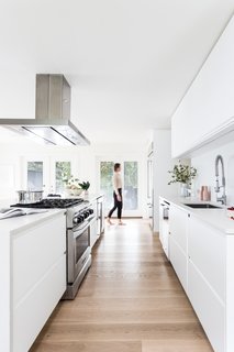 These 30 White Kitchens Are Anything But Ordinary - Photo 10 of 30 - The design studio, Studio Block, strives for their work to be "enduring and uncomplicated, modern yet warm, and embracing simple luxury with playful moments."