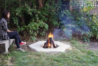 DIY Modern Stone Firepit | A Dwell Made Project