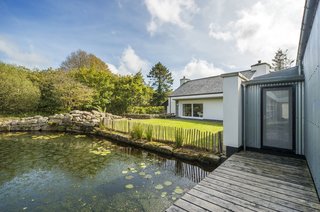 Residents can view many forms of wildlife up close from the decked terrace. Spacious enough for a table and chairs, it is the ideal spot to rest and relax.