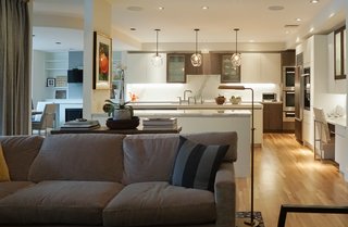 Two Islands Kitchen Boston Suburb Modern Home In Chestnut Hill