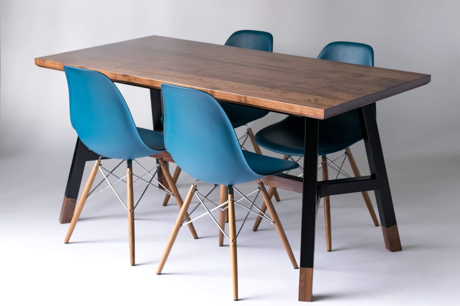 Photo 4 of 8 in THE AFRAME DINING TABLE walnutblack by Harkavy