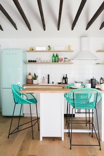 Each bungalow apartment is fully furnished, bright, and airy with pitched ceilings that feature original Douglas fir beams.