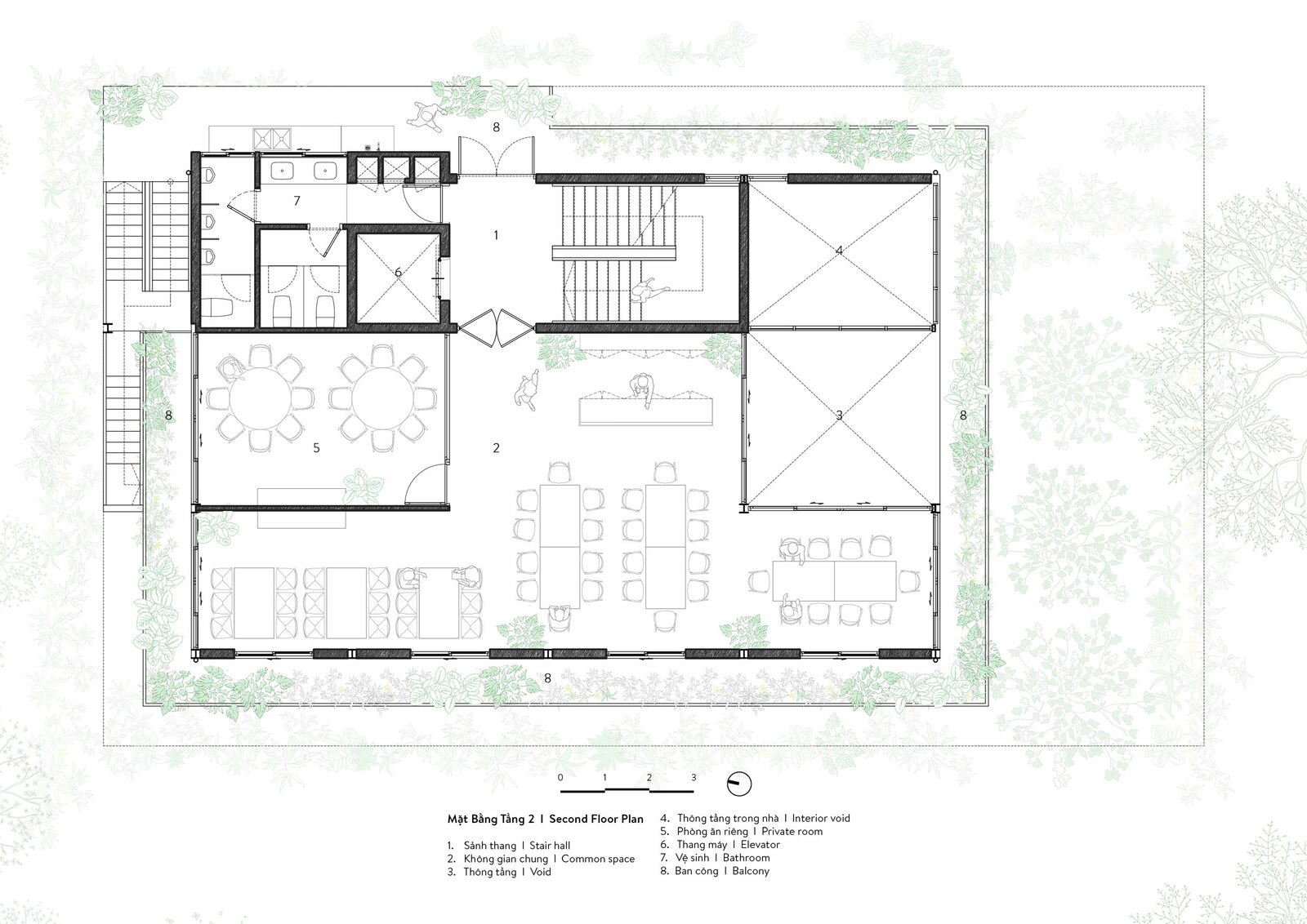 Photo 10 of 45 in Trung Nguyên Garden by HGAA - Dwell