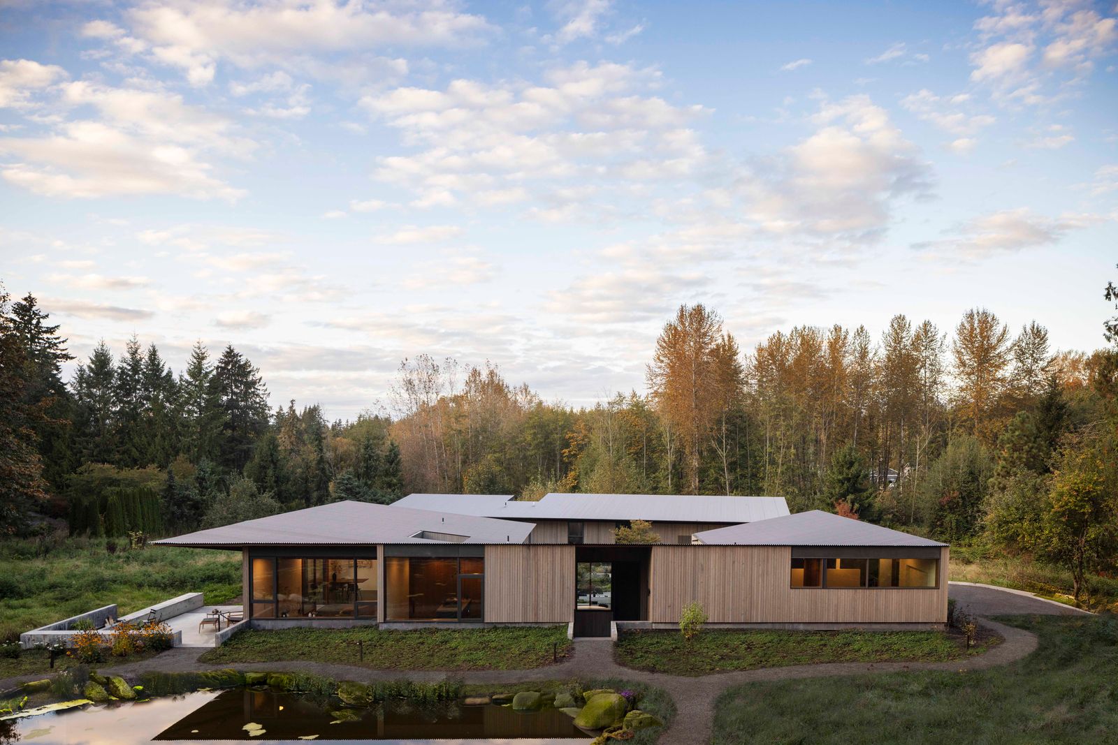 Budget Breakdown: The Roof Turns Rainwater Into Garden Pools at This .7M Washington Home